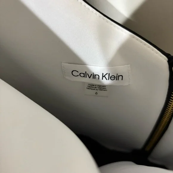 Calvin Klein Little black dress size 6 - Picture 2 of 8